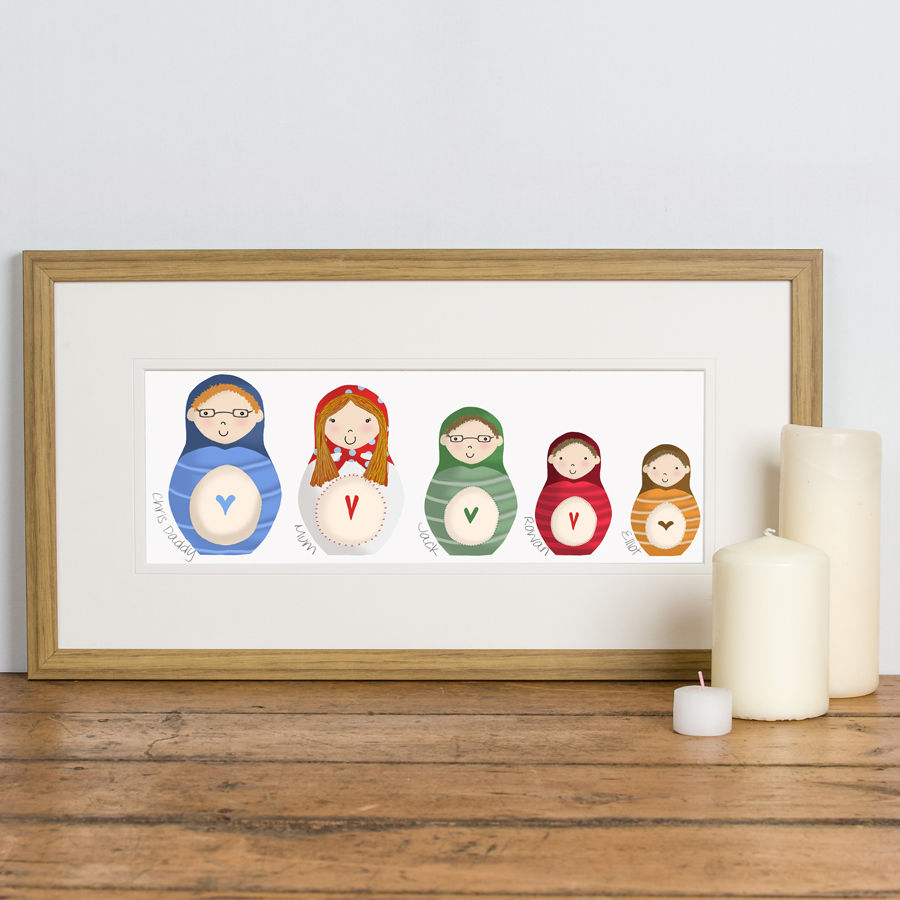 russian-doll-family-print