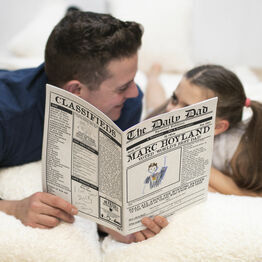 'The Daily Dad' Personalised Newspaper for Dads