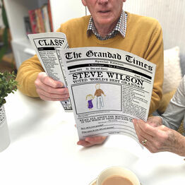 'The Grandad Times' Personalised Newspaper for Grandads
