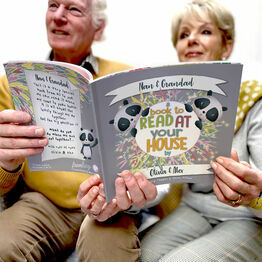 'A Book To Read At Your House' Personalised Book for Grandparents
