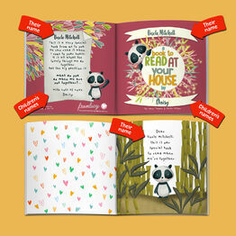 'A Book To Read At Your House' Personalised Book for Aunts & Uncles