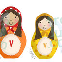 Russian Doll Family Portrait Personalised Print additional 10