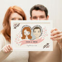 Personalised Illustrated Couple Print additional 1