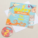 'Wow You're' Themed Birthday Card and Personalised Badge additional 2
