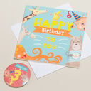 'Wow You're' Themed Birthday Card and Personalised Badge additional 3