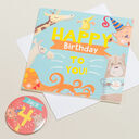 'Wow You're' Themed Birthday Card and Personalised Badge additional 4