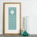 40th Birthday 'The Day You Were Born' Special Edition Personalised Print additional 4