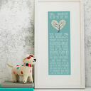 50th Birthday 'The Day You Were Born' Special Edition Personalised Print additional 5