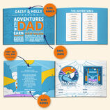 Personalised 'Adventures With Dad' A5 Book additional 2