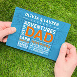 Personalised 'Adventures With Dad' A5 Book additional 1