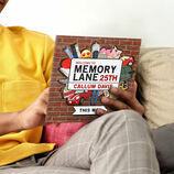Personalised 'Memory Lane' 25th Birthday Book additional 2