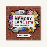 Personalised 55th Birthday Book 'Memory Lane' additional 1