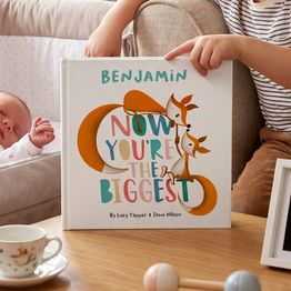 'Now You're the Biggest' Personalised Children's Book alternative