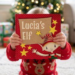 'Your Elf' Personalised Children's Christmas Story Book alternative