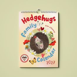 Hedgehugs 2027 Family Organiser Calendar alternative