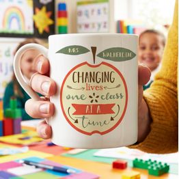 Personalised Illustrated Teachers Mug alternative