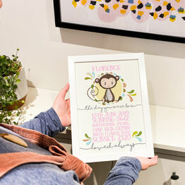 'The Day You Were Born' Personalised New Baby Print
