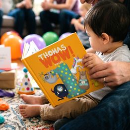 'Wow You're One' 1st Birthday Children's Book alternative