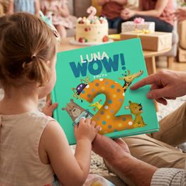 'Wow You're Two' 2nd Birthday Children's Book alternative