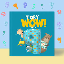 'Wow You're Nine' 9th Birthday Children's Book