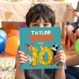 'Wow You're Ten' 10th Birthday Children's Book alternative