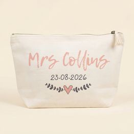 Personalised Make Up Bag For Brides