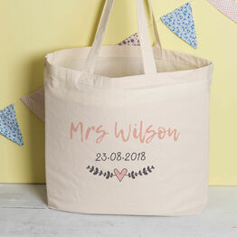 Personalised Tote Bag For Brides