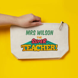 Personalised Super Teacher Pencil Case
