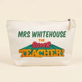Personalised Super Teacher Pencil Case
