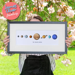 'The Solar System' Illustrated Print by James Cluer