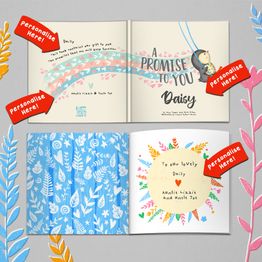 Personalised 'Promises To My Son / Daughter' Book alternative