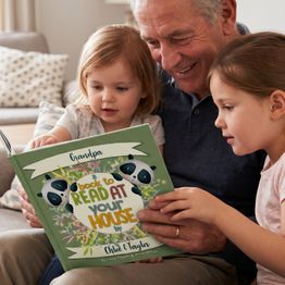 'A Book To Read At Your House' Personalised Book for Grandads alternative