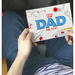 'How Dad Are You?' Personalised A5 Books for Dads
