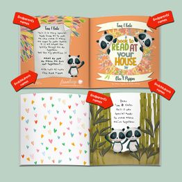 'A Book To Read At Your House' Personalised Book for Godparents alternative