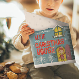Personalised 'Your Christmas House' A4 Book