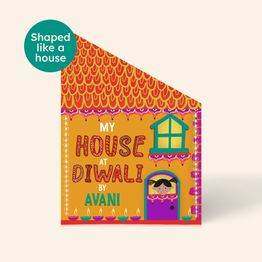 Personalised 'My House At Diwali' A4 Book