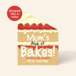 Personalised Baking Book for Mum