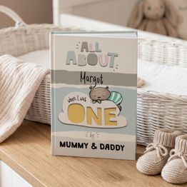Personalised Fill In Your Words Baby Record Journal alternative