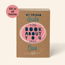 Personalised Fill In With Your Words Book About Friends