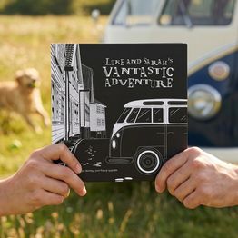 Personalised Campervan Travel Journal Book alternative