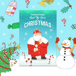 Personalised 'Beat The Book Of Christmas' Quiz Book