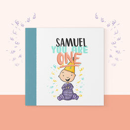Personalised 'You Are One' 1st Birthday Book