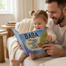 'This Time Last Year' Personalised 1st Father's Day Book alternative
