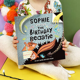 Personalised 'The Birthday Beastie' Birthday Book