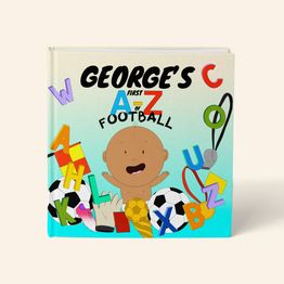 Personalised Baby's First A-Z of Football Book