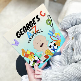 Personalised Baby's First A-Z of Football Book