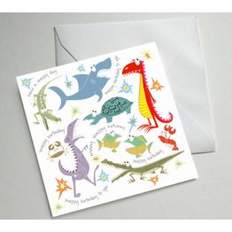 Snappy Birthday Illustrated Birthday Card alternative