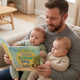 'This Time Last Year' / 'First Father's Day' Book from Twins alternative