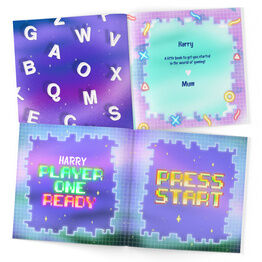 Personalised Baby's A-Z of Gaming Book alternative