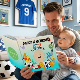 Personalised Dad's A-Z of Football Book alternative